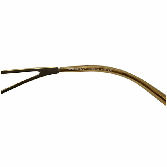 CHANEL Crystal CC Logo Sunglasses 4073-B Gold - Picture 7 of 8